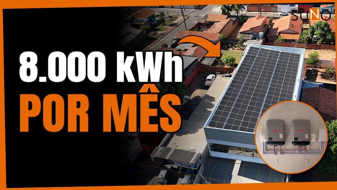 💥 Esse Sistema Solar é BRUTO! 105 Placas e 8 Mil kWh de Geração Mensal!