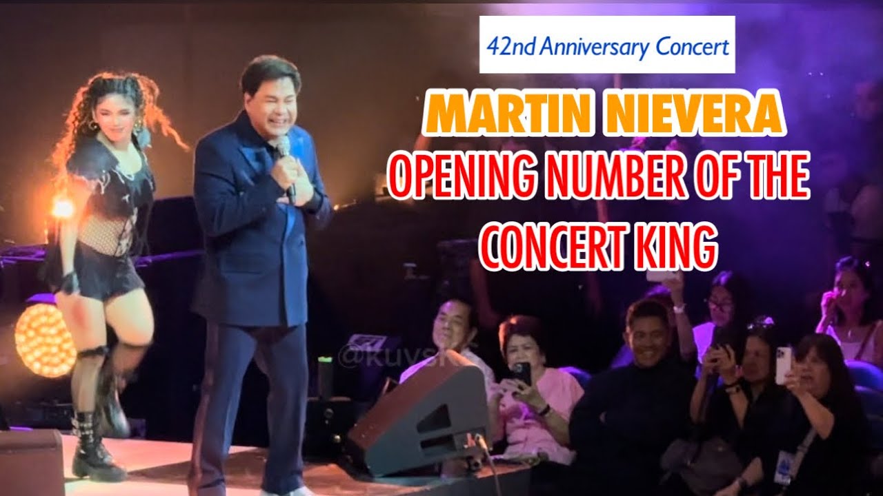 Martin Nievera 42nd Anniversary Concert Opening Number 👏🏻