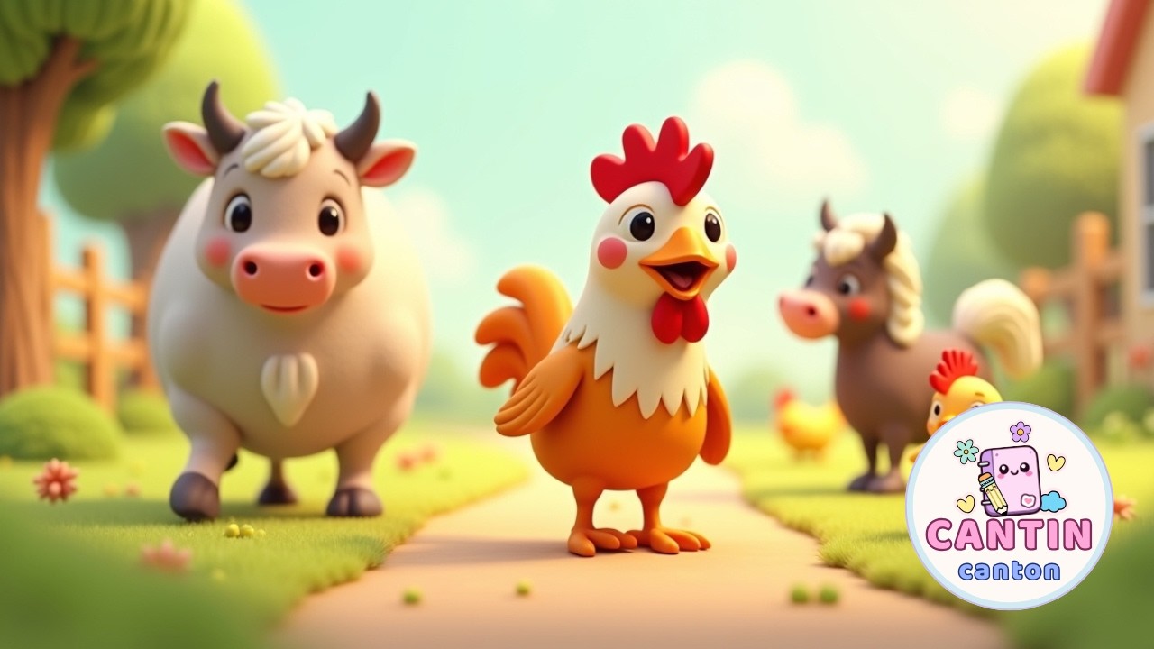 🎵🐓 Galo Kikirikí | Música Infantil Divertida para Despertar 🌞🌈