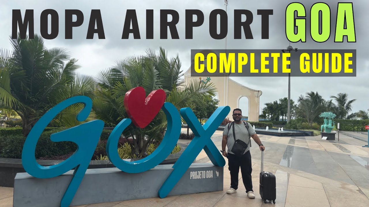 MOPA Airport Goa Complete Guide|First Time Travel in Flight|Manohar International Airport Goa Guide|