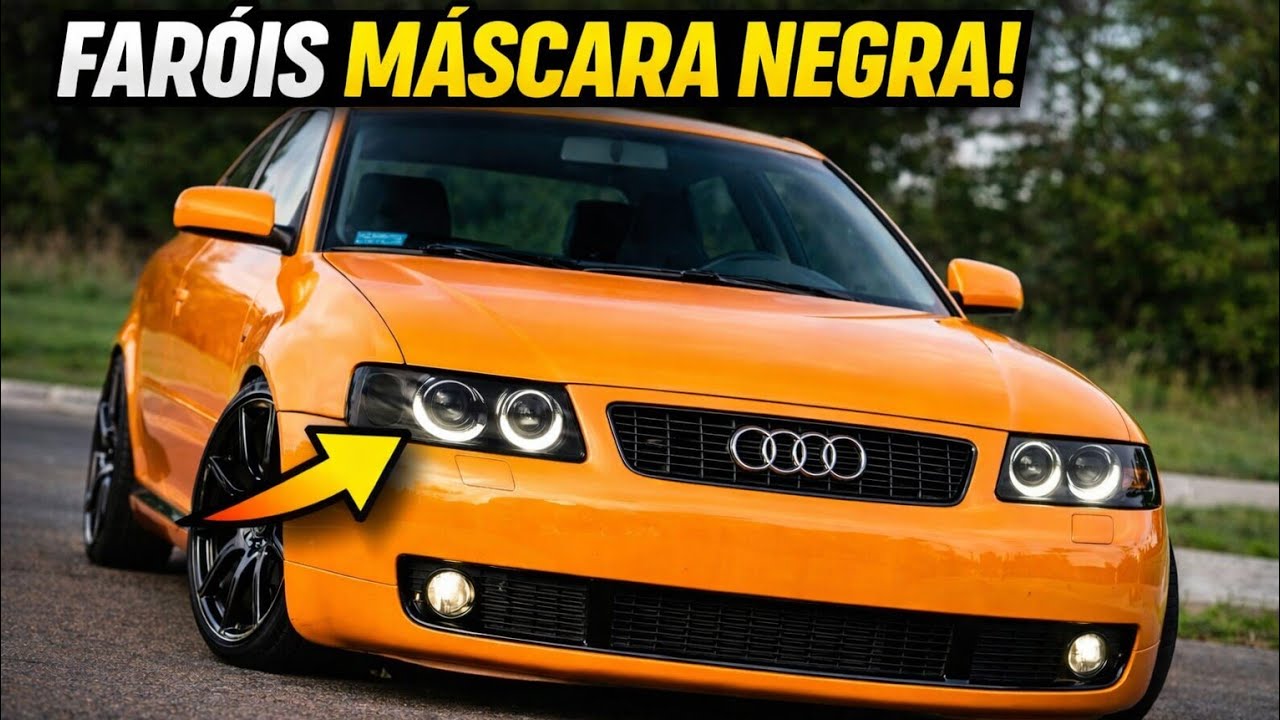 Как нанести черную маску на Audi A3