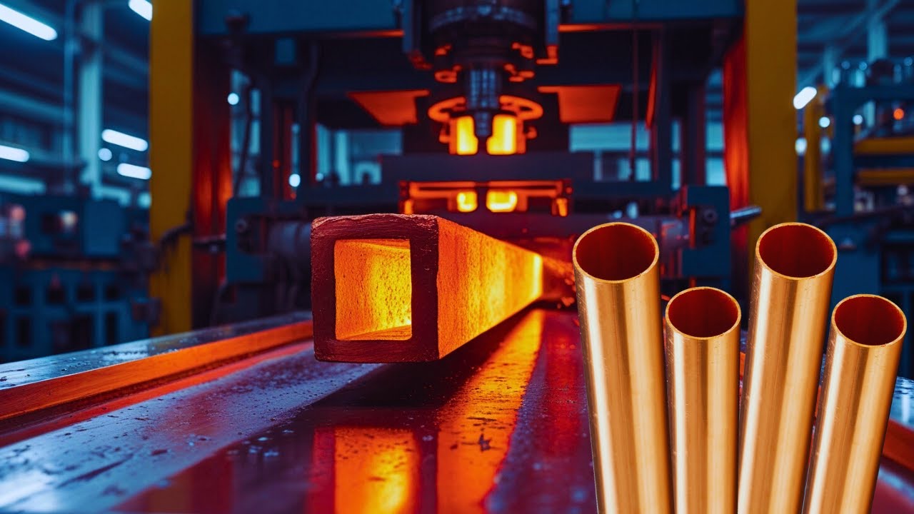 ¡Así Se Fabrican las TUBERÍAS de COBRE Que Usas Todos los Días!