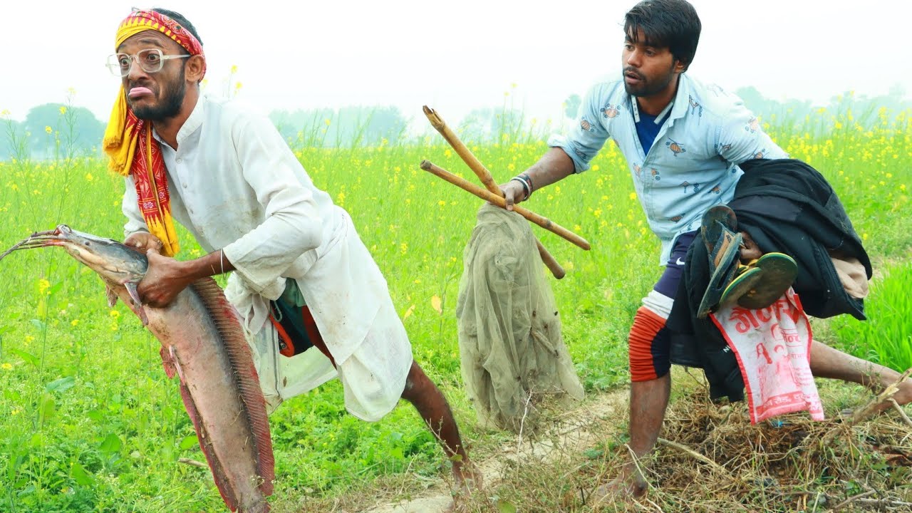 जिन्दगी में पहिली बार बंगुर मछली खाएं बदा | चिरकुटवा के आगे के इंजन भईल पाछे | Chirkut Baba Comedy