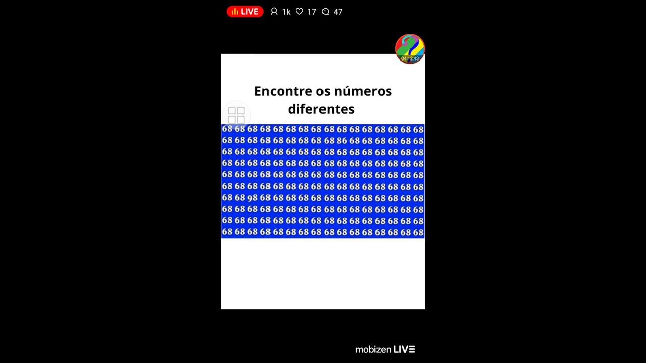 Live de raciocínio lógico testando o seu QI!