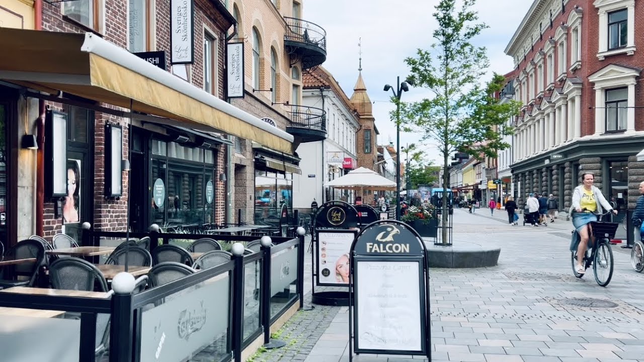Sweden Walks: Halmstad. City on the Swedish west coast.