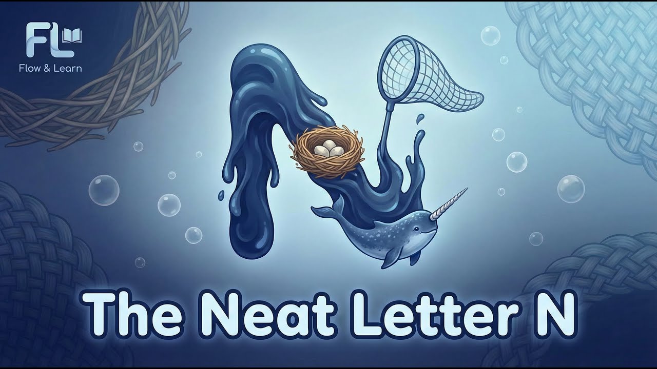 The Neat Letter N | Flow & Learn