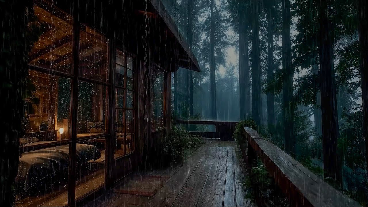 Healing Piano & Rain Forest for Busy Minds 🌙 Gentle Music to Melt Stress & Drift Into Sleep