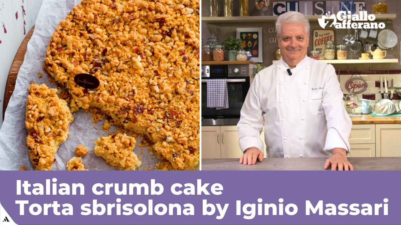 ITALIAN CRUMB CAKE (TORTA SBRISOLONA) - Original recipe by Iginio Massari