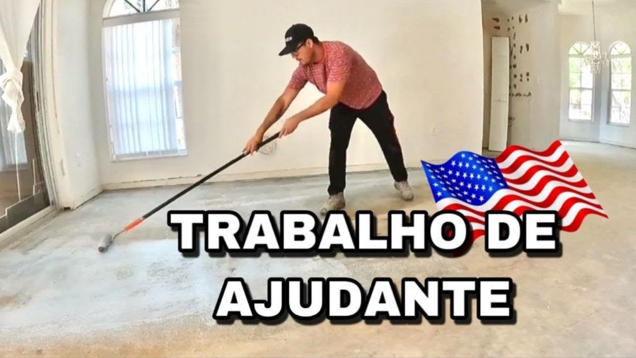TRABALHO DE AJUDANTE NOS EUA 🇺🇸