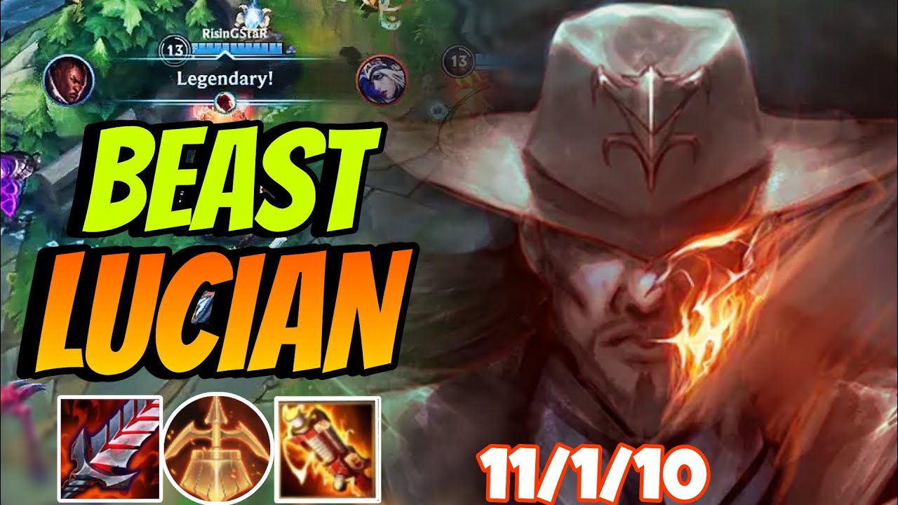 WILD RIFT ADC // THIS LUCIAN IS BEAST WITH THIS BUILD GAMEPLAY!