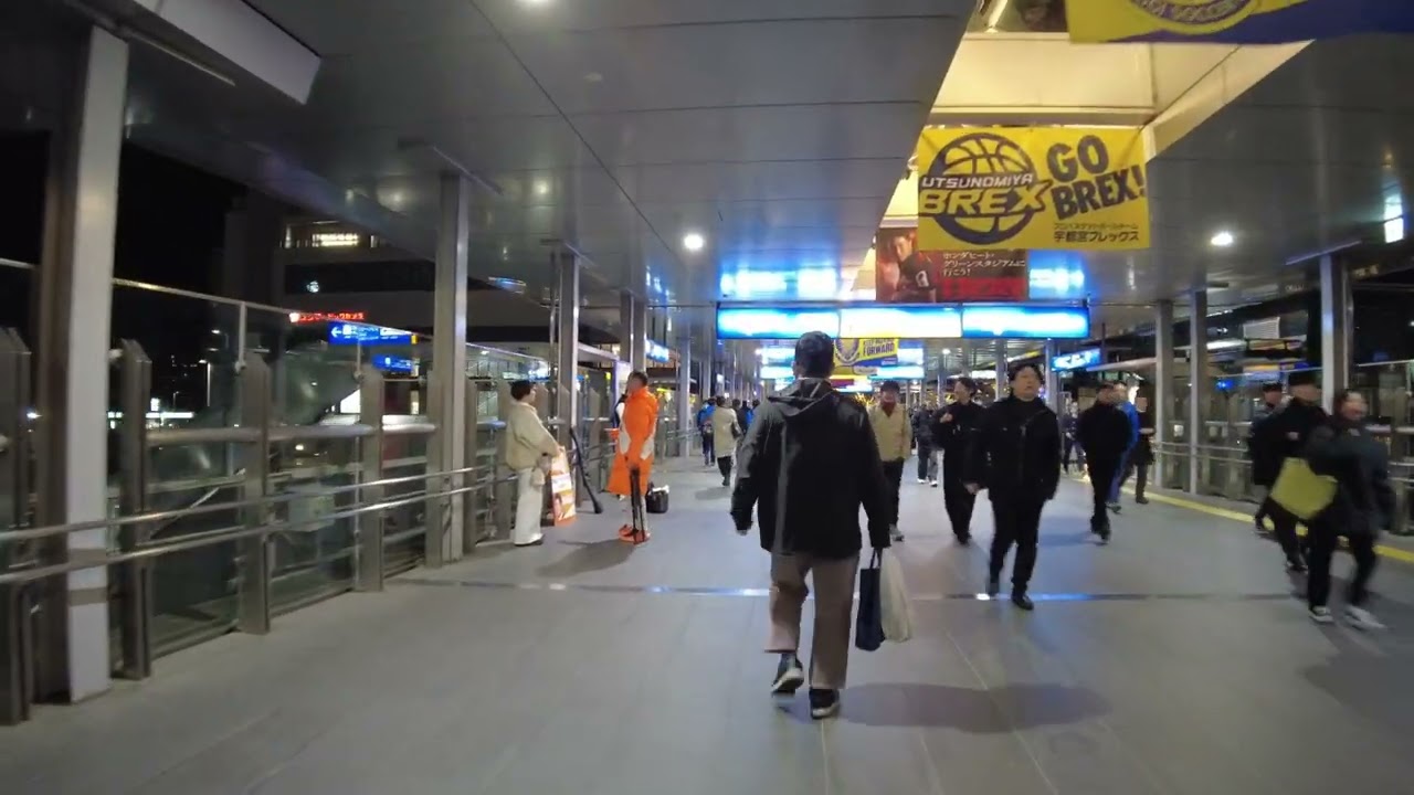 JR宇都宮駅 駅構内とLRT乗り場