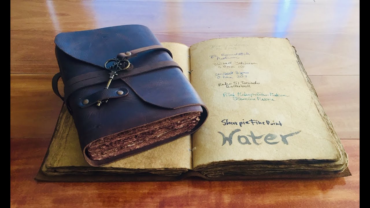 Nomad Crafts Vintage Journal Review - Book of Shadows