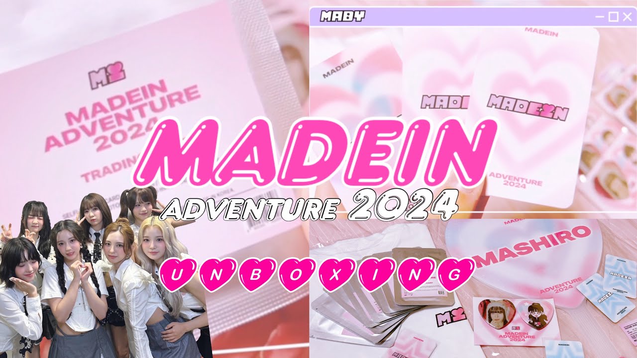 【#MABYlog】念願のMADEINグッズ開封💗FAN CONCERT GOODS￤unboxing￤메이딘🪽