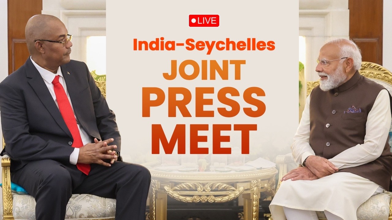 LIVE: PM Shri Narendra Modi&rsquo;s Remarks During India-Seychelles Joint Press Meet