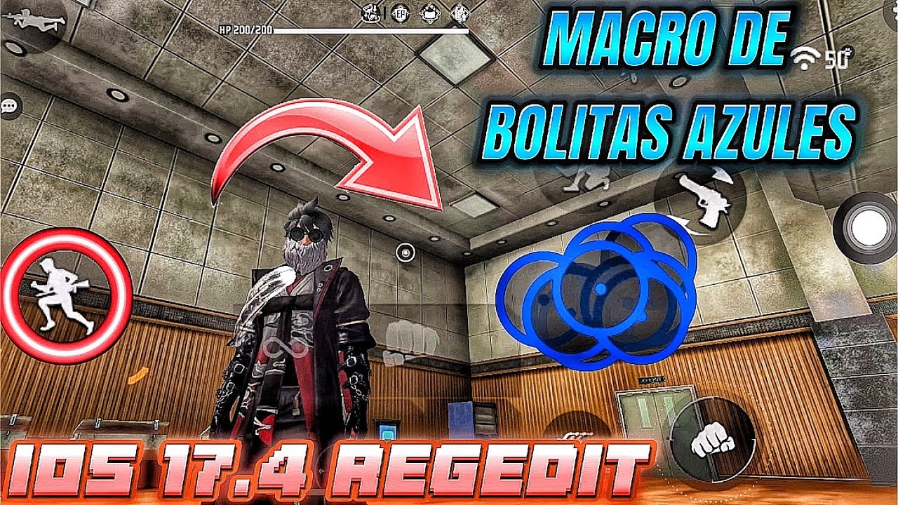 ✅COMO ACTIVAR LA NUEVA MACRO DE BOLITAS AZULES EN IOS 17.4 2024 🔥🎯 {FREEFIRE} PASO a PASO 📲