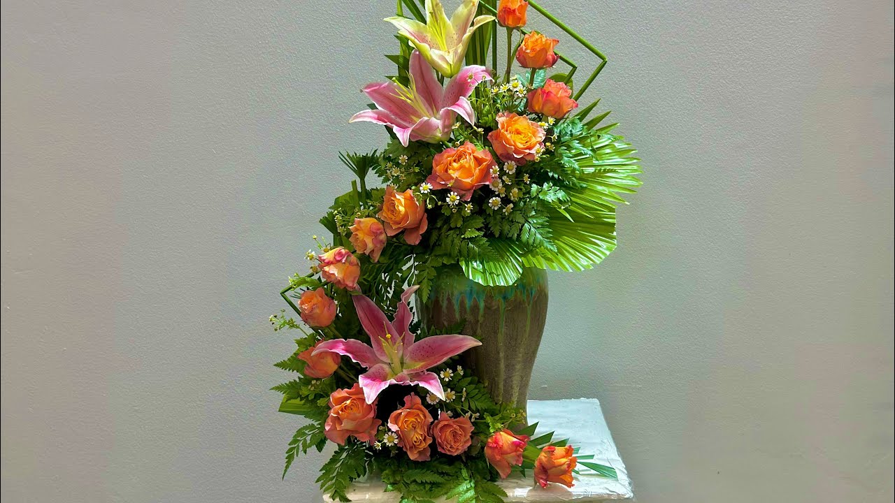 Hướng Dẫn Cắm Bình Hoa Hai Tầng Hình Chữ S Cực Xinh 