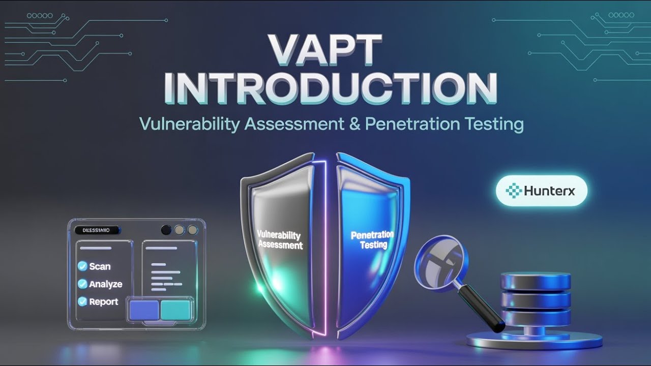 VAPT Introduction Part - 3 🔐 | Vulnerability Assessment & Penetration Testing Explained | HunterX