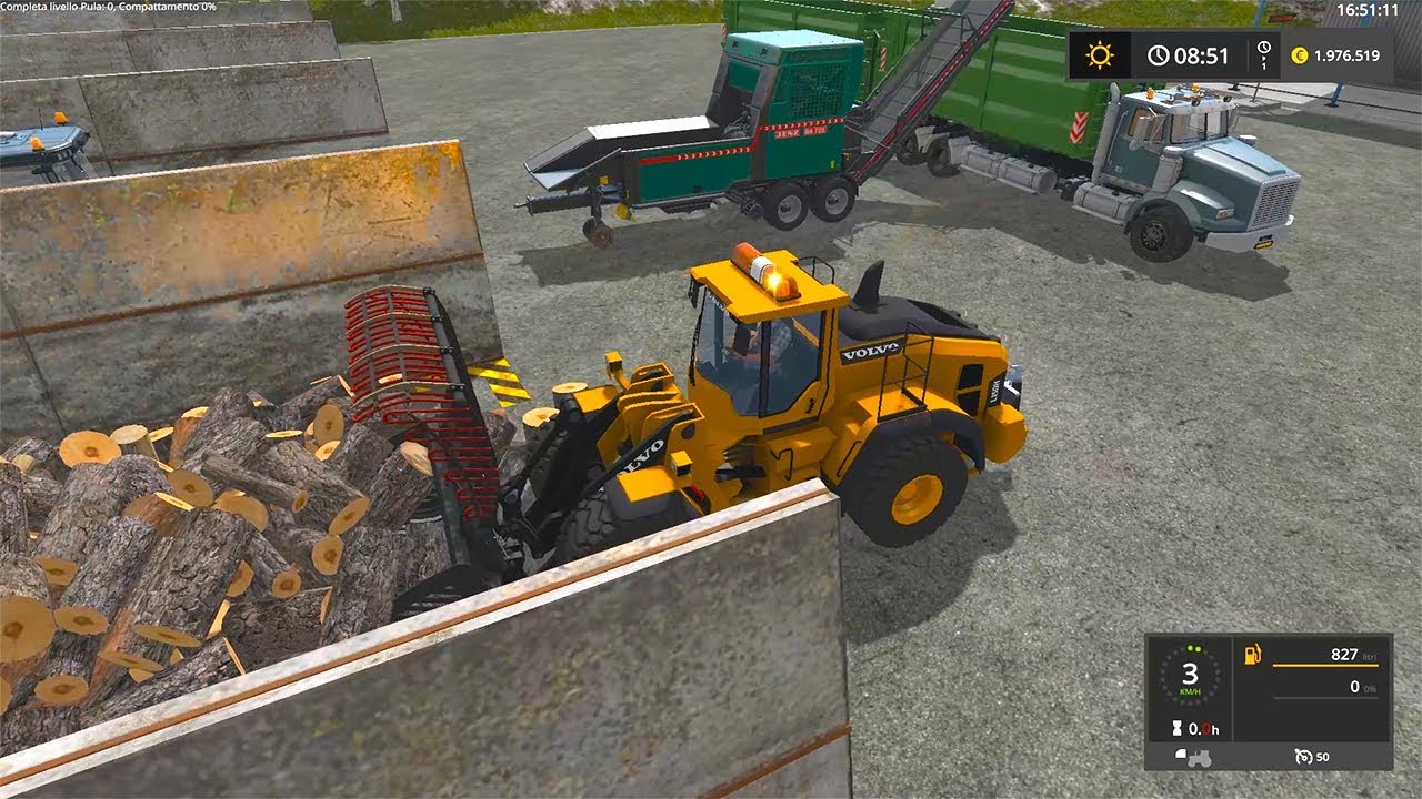 Farming Simulator 17 Timelapse #1 Biggest Woodchips Ever !!