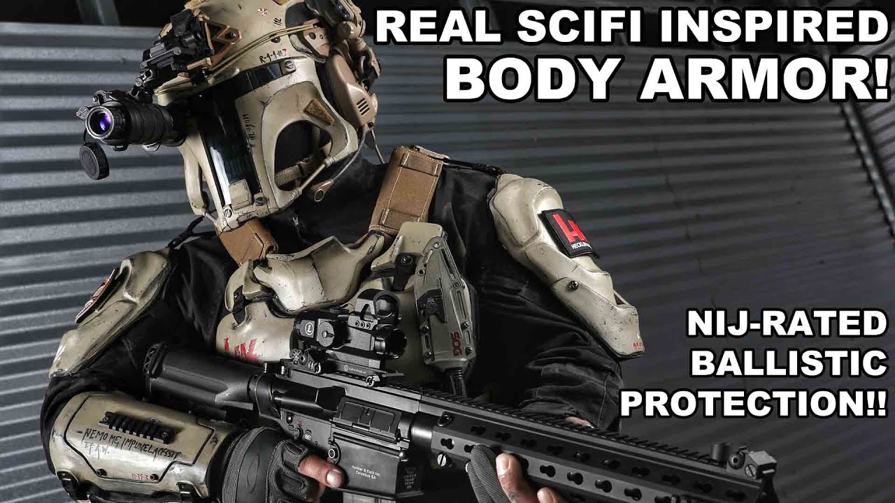 Настоящий бронежилет SciFi! Баллистическая защита, сертифицированная NIJ