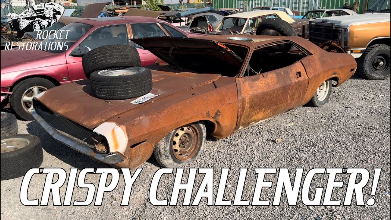 We Junkyard Crawl @ShadeTreeVintageAuto 's Yard! Burnt Challenger, Half Door Ram Charger, And MORE!
