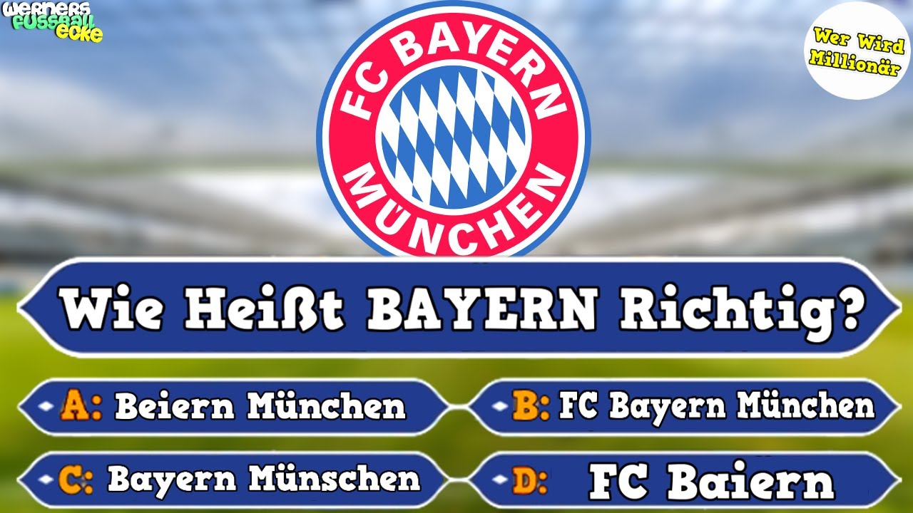 FC Bayern München Quiz: Wer wird Millionär 👀⚽️ | Fußball Quiz 2024