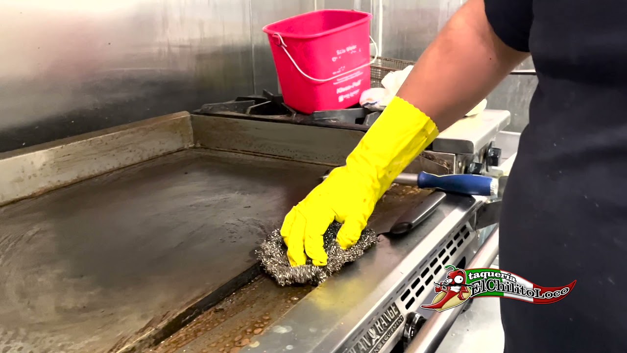 COMO LIMPIAR UNA PLANCHA TAQUERA