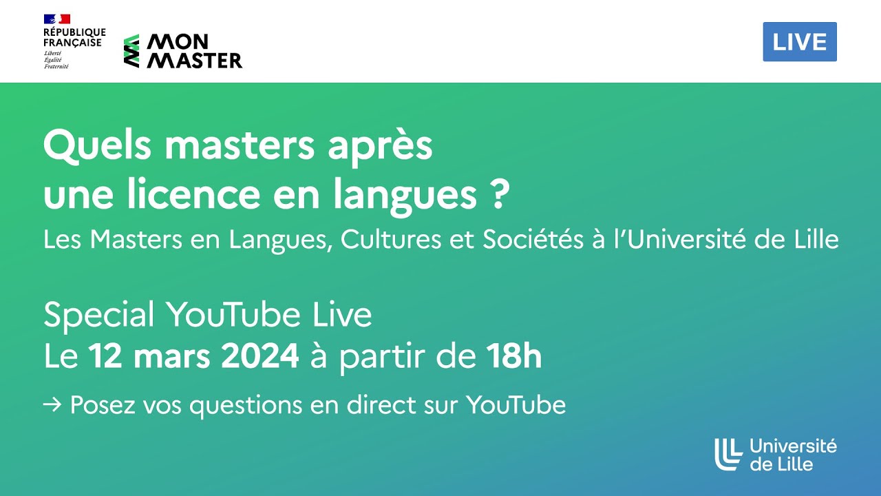 Quels masters après une licence en langues ?
