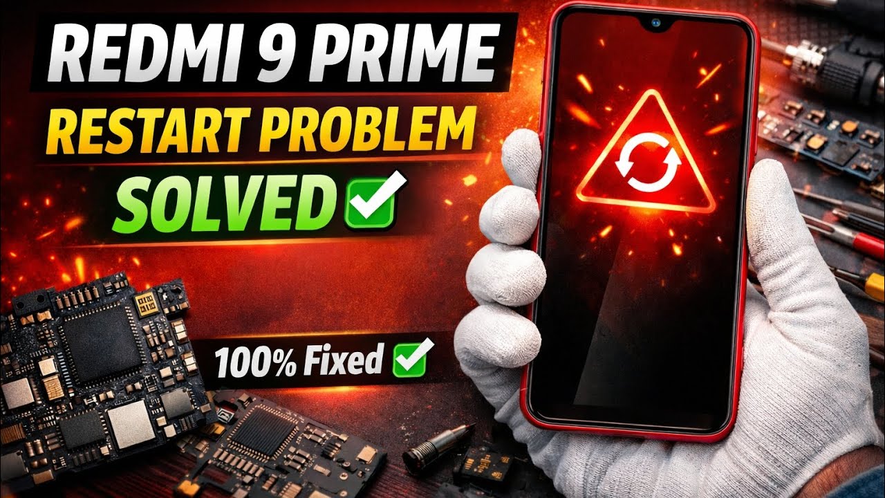 REDMI 9 PRIME Restart Issue ❌Finally SOLVED ✅ | 100% Fixed #youtubevideo #kmaxmobilerepair 
