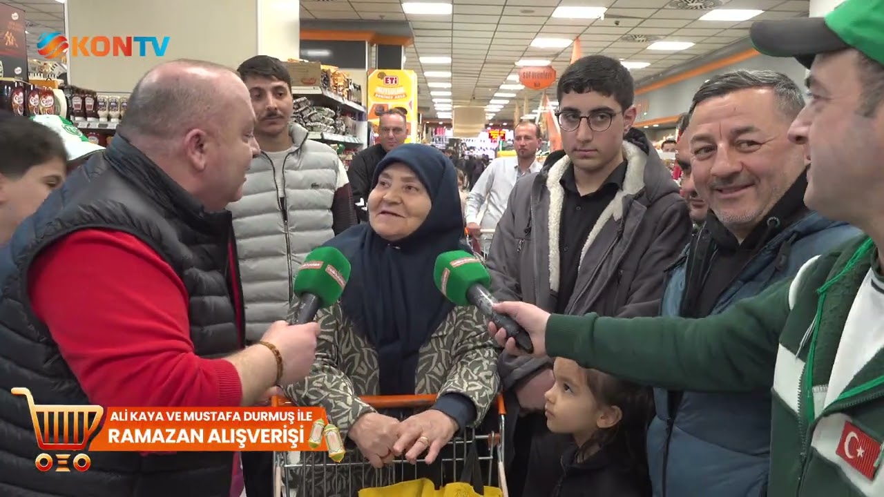 ALİ KAYA ve MUSTAFA DURMUŞ İLE RAMAZAN ALIŞVERİŞİ  19  09 MART 2026