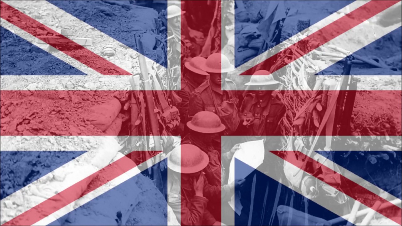 We'll never let the old flag fall - British WW1 song