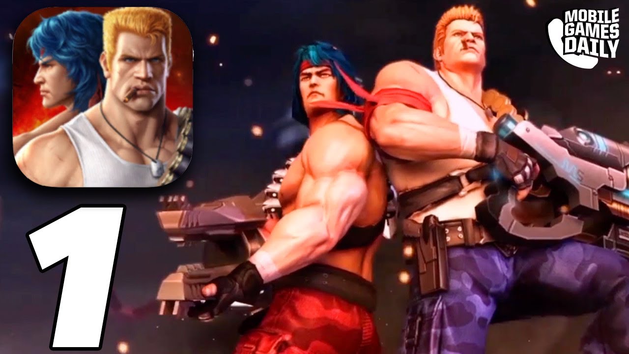 CONTRA RETURNS Gameplay Walkthrough Part 1 - Chapter 1 (iOS, Android)