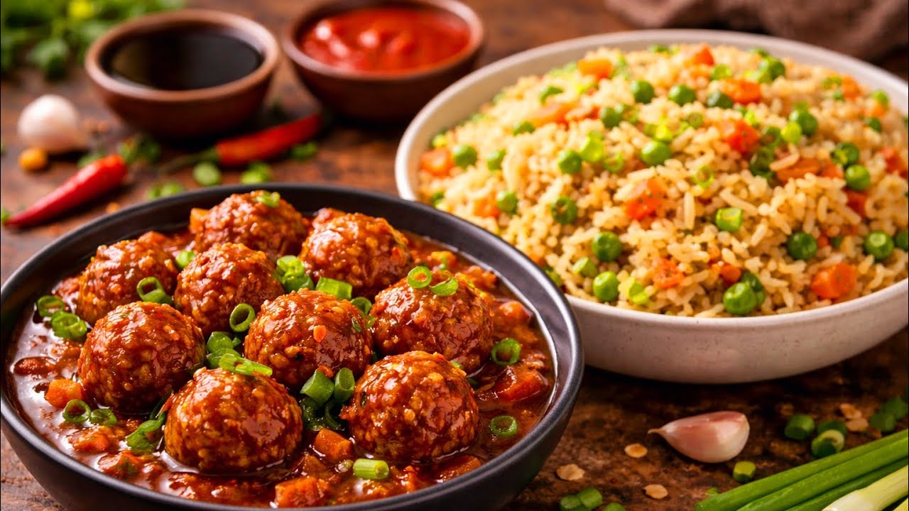 Veg Manchurian Fried Rice Recipe | होटल जैसा चाइनीज़ घर पर आसान तरीका
