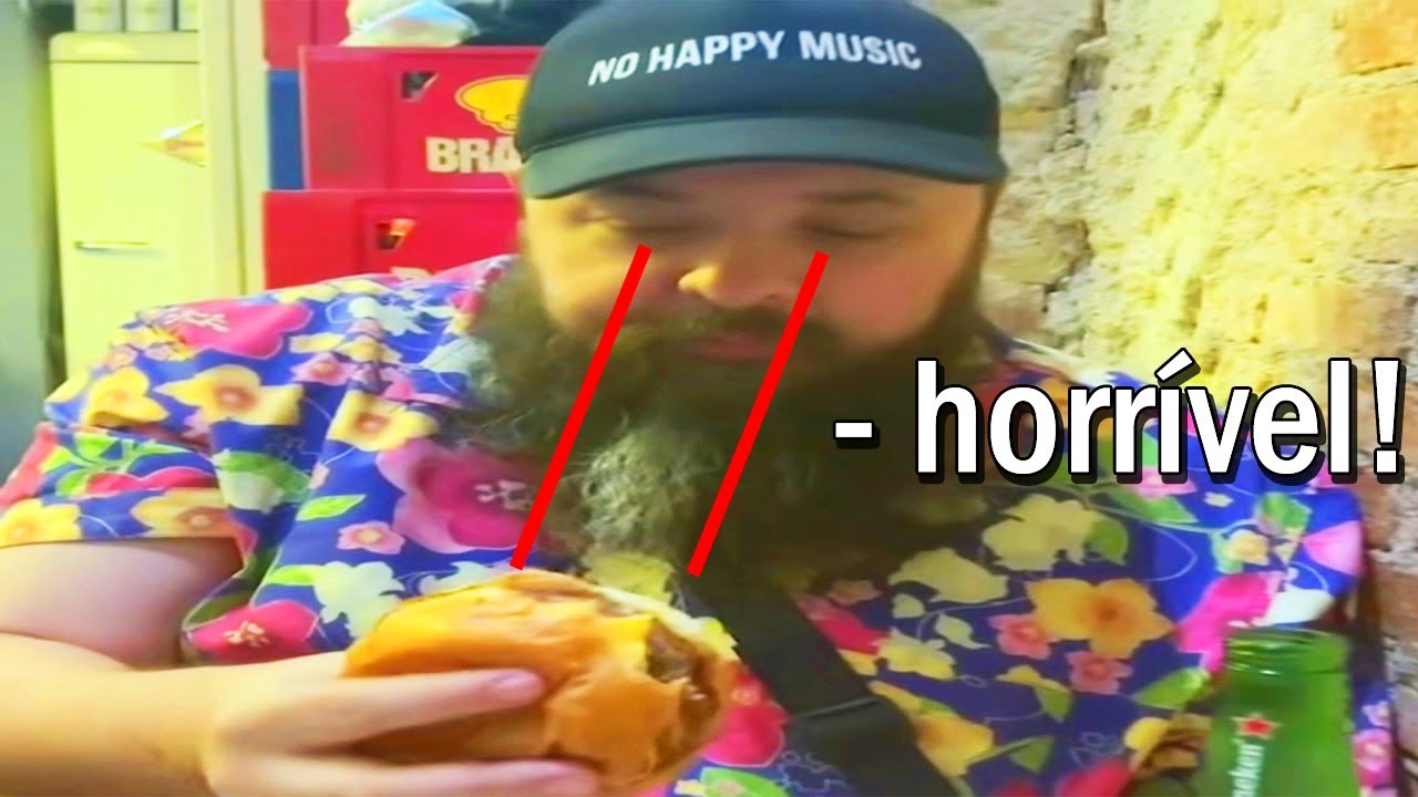 critico de comida esculhambou o lanche do McDonald's kkkkkkkkkk (Boteco do JB) - Josefino react