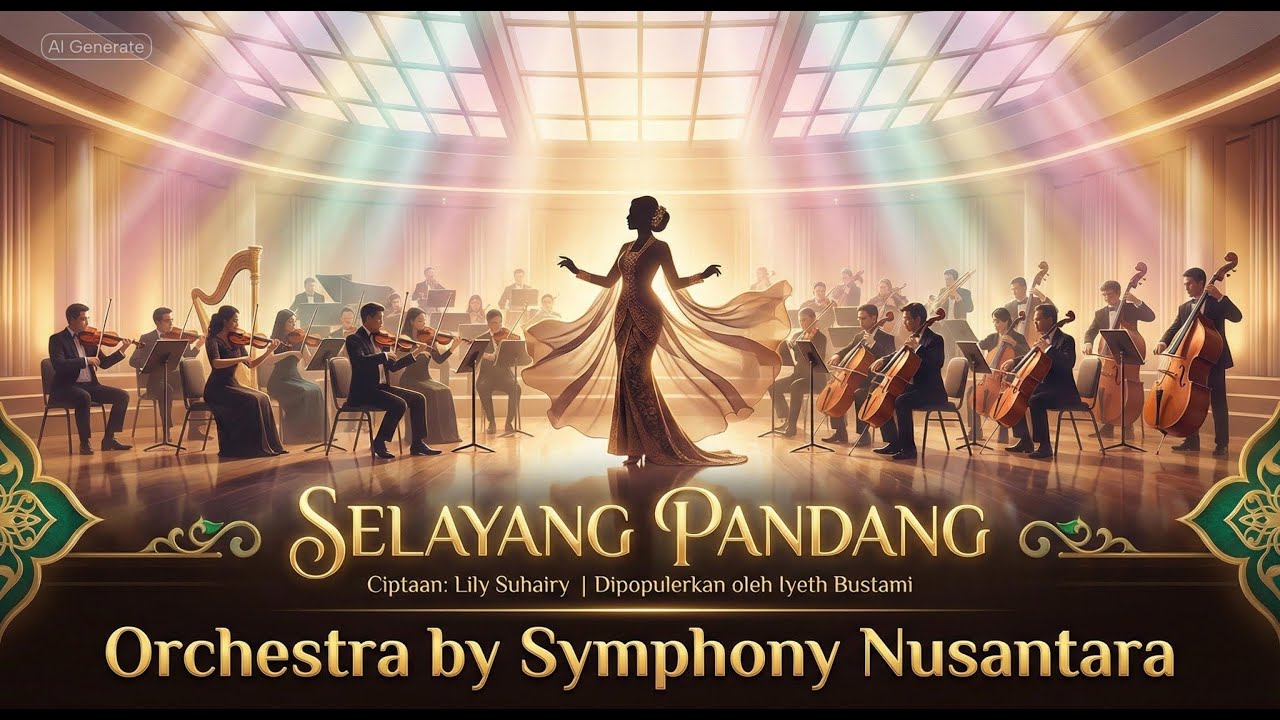 SELAYANG PANDANG – Cipt. LILY SUHAIRY | IYETH BUSTAMI | Orchestra by Symphony Nusantara |Lagu Melayu