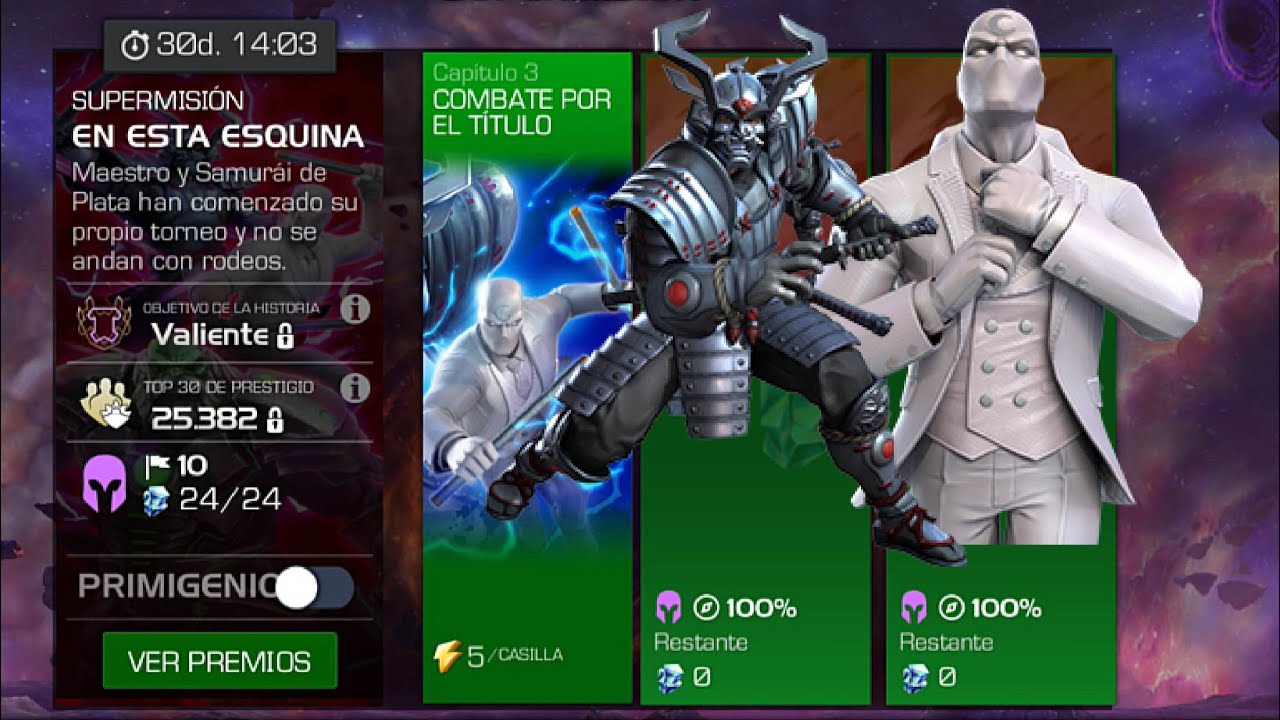 COMO VENCER A SILVER SAMURAI Y  MR.  KNIGHT - MCOC