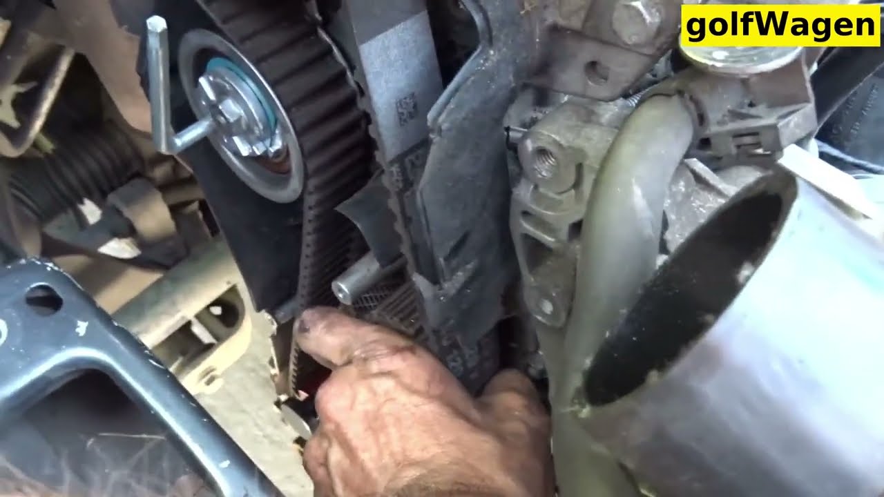 Skoda Octavia 2 1.9TDI Timing belt replacement
