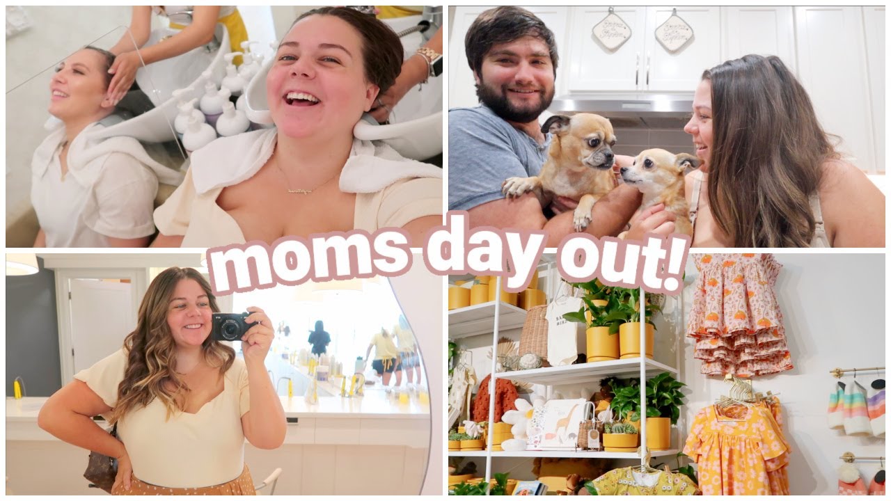 getting my hair done + moms day out!