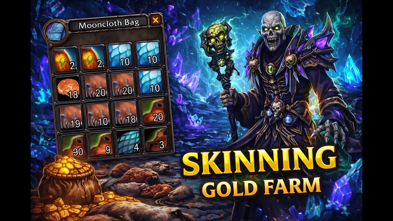 WOW  TBC Anniversary Best Skinning Gold Farms