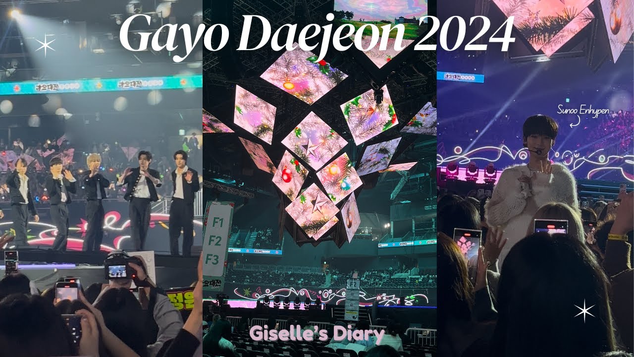KOREA DIARIES 🇰🇷 Gayo Daejeon 2024 *FLOOR SEATS* | 2ne1, Enhypen, Gdragon, NCT Family, RIIZE, etc...