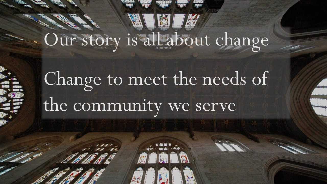 A Changing Church - 1199 to 2012 - St Laurence's Church, Ludlow