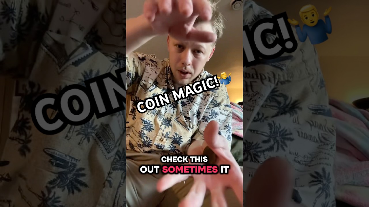 The Best Simple Coin Magic Trick #magic #coin #jump #tricks