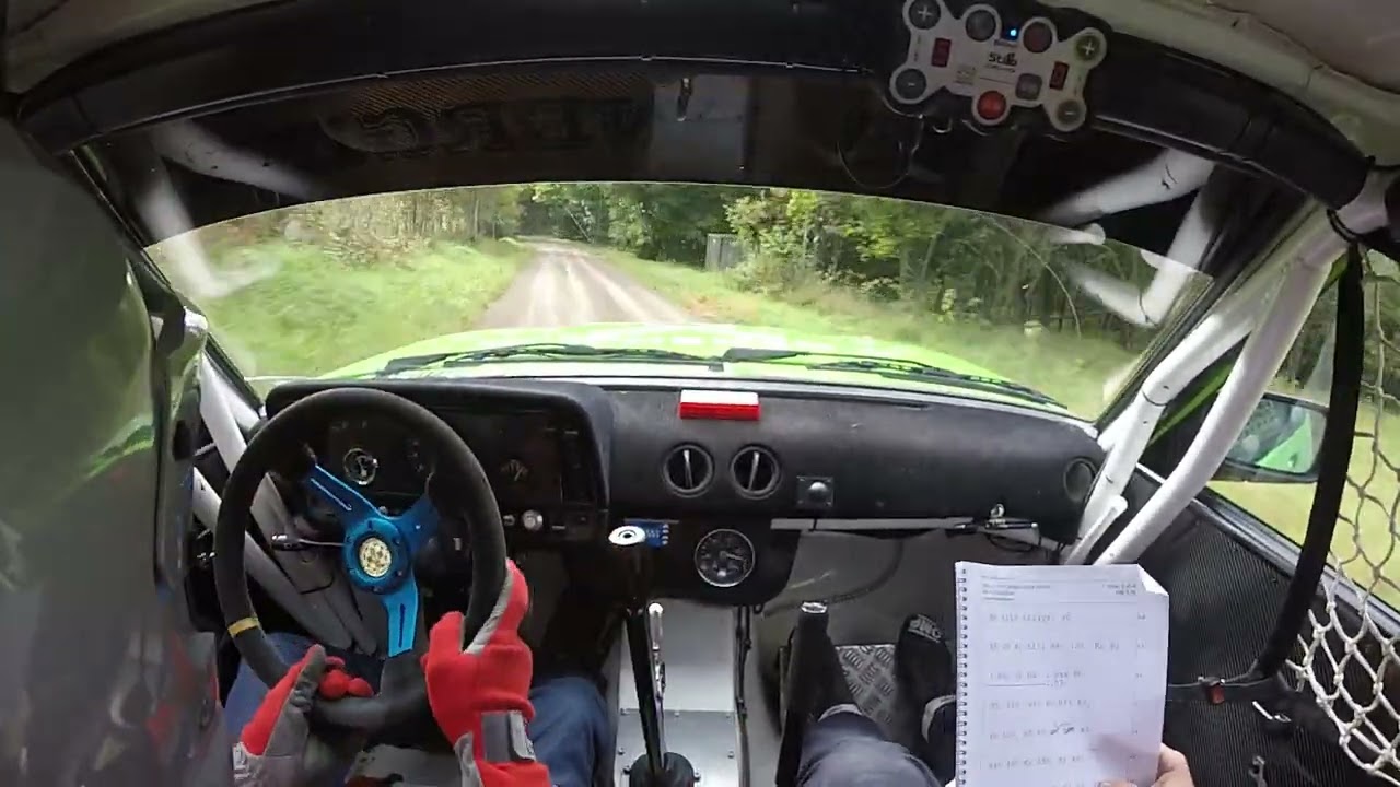 Rally Vetlanda 2024 ss3 Tommy Johansson, Oscar Almqvist A-2wd