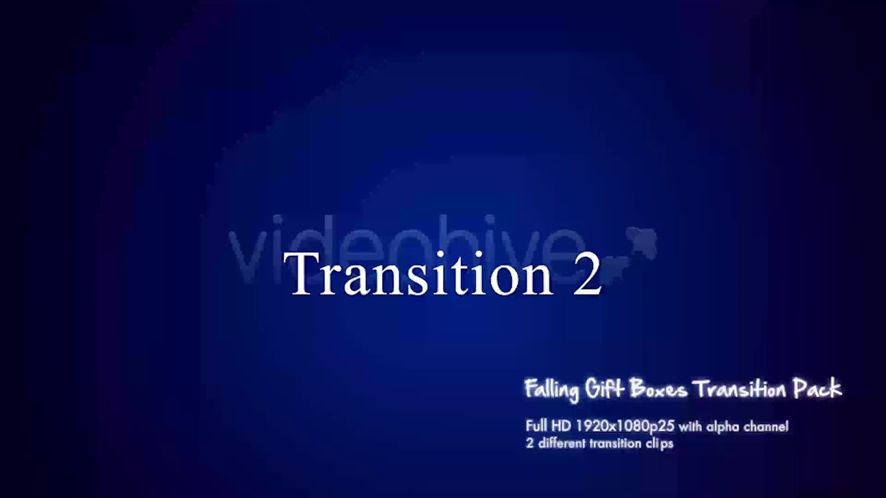 Falling Gift Boxes Transition | Motion Graphics - Videohive template