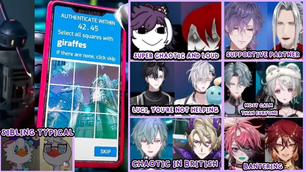ALL THE VTUBER BOYS' REACTION TO THE ICONIC CAPTCHA MINI GAMES IN SPLIT FICTION