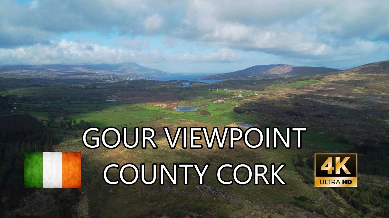 Gour Viewpoint, County Cork, Ireland - 4K DJI mini 2 Drone Footage