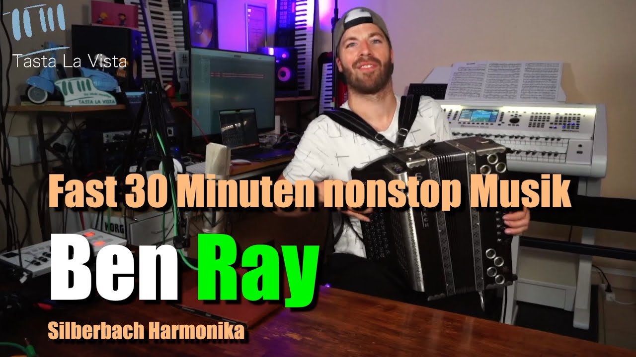 Ben Ray - fast 30 Minuten nonstop Musik - der Top-Profi an der Harmonika