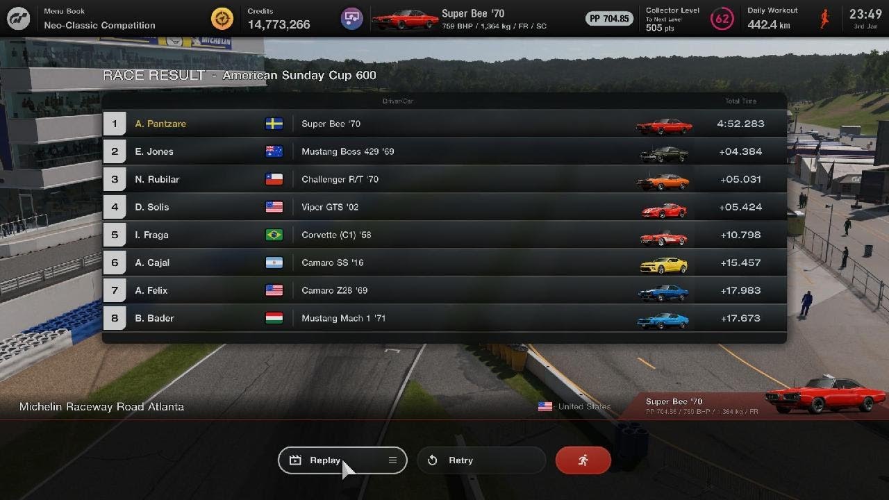 GT7 - Sunday Cup - American Muscle Car 3