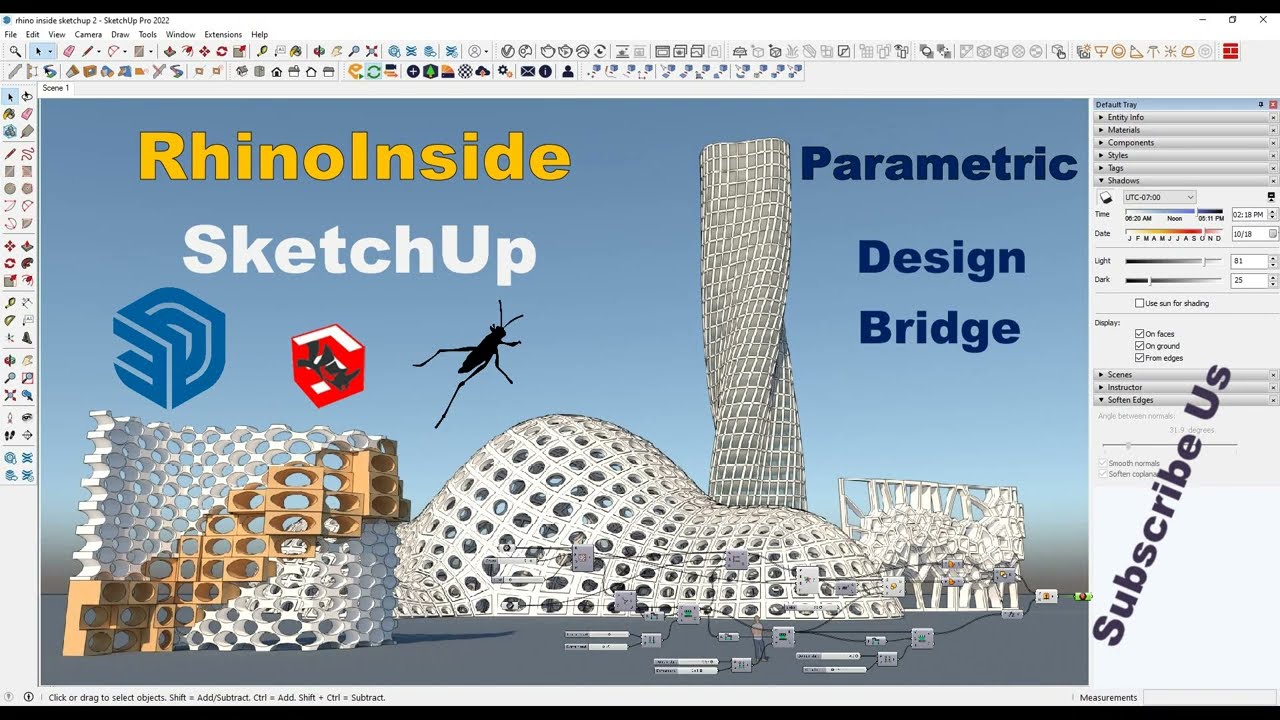 Say hello to Rhino grasshopper in the Sketchup😉