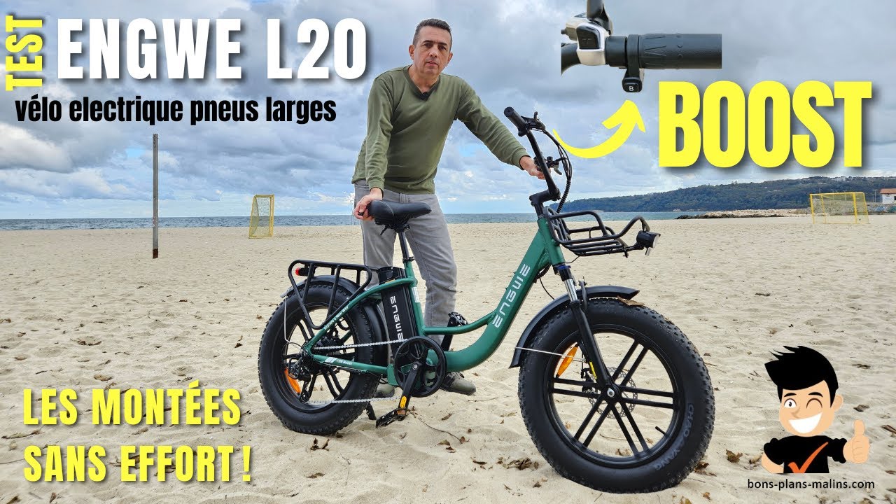 Test ENGWE L20 Boost : Le vélo électrique polyvalent avec Boost puissant ! (Autonomie 100 km)