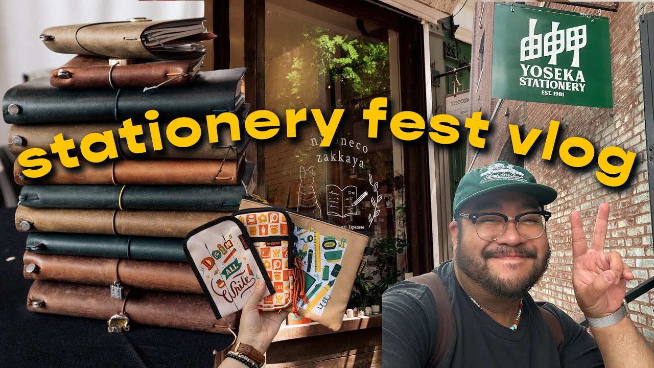 Stationery Fest NYC Vlog | JOBSJOURNAL 🍏